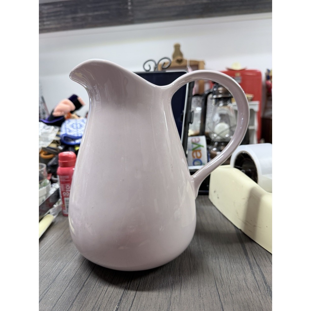 The Main Ingredients Pitcher Dillards Vintage 10.5x9 Pastel Pink Ceramic